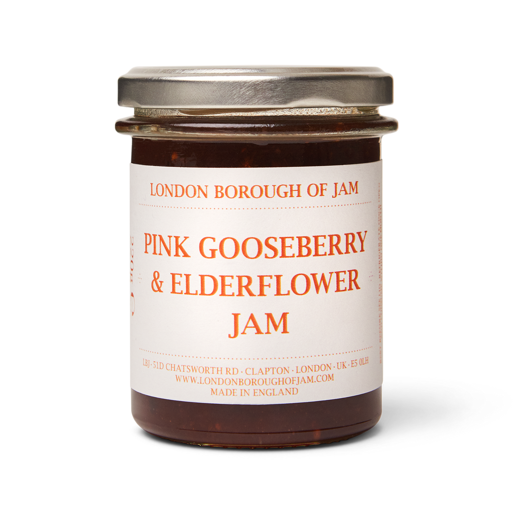 Pink Gooseberry & Elderflower Jam