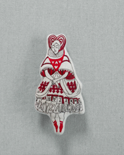 Load image into Gallery viewer, The Red Queen - Large Cotton Filled Scented Ornament
