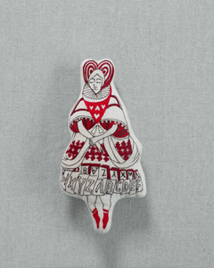 The Red Queen - Large Cotton Filled Scented Ornament